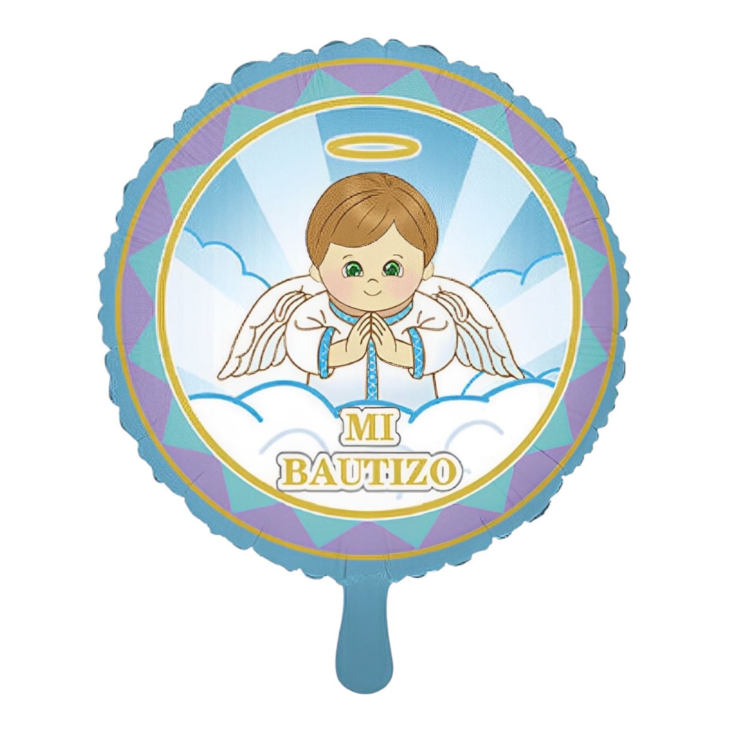 GLOBO METALICO BAUTIZO 18"