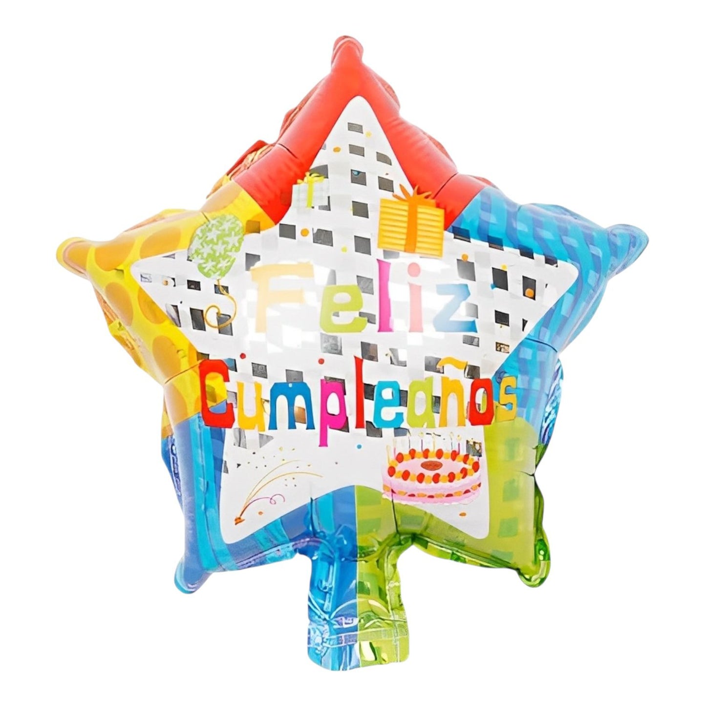 GLOBO METALICO FELIZ CUMPLEAÑOS 10"