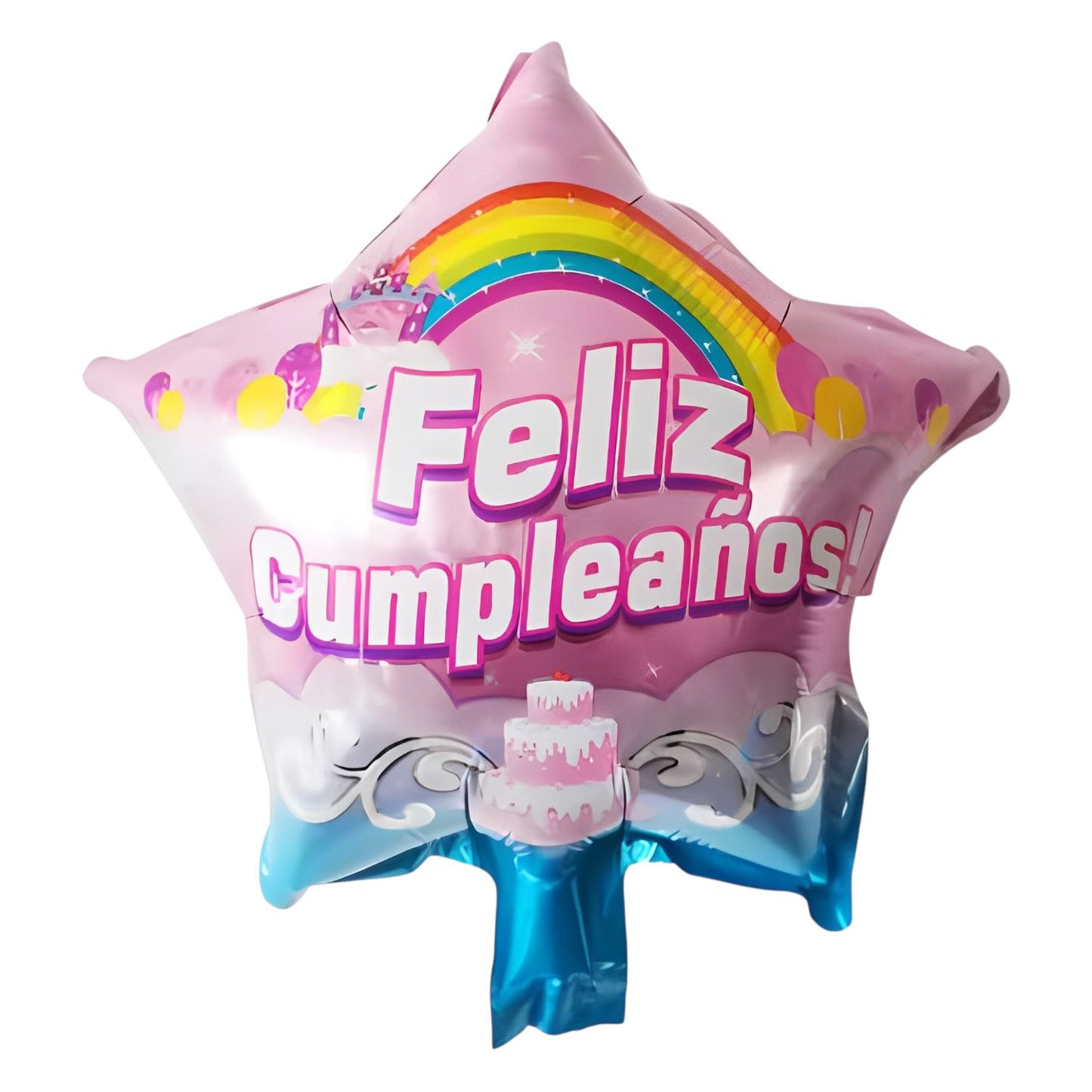 GLOBO METALICO FELIZ CUMPLEAÑOS 10"