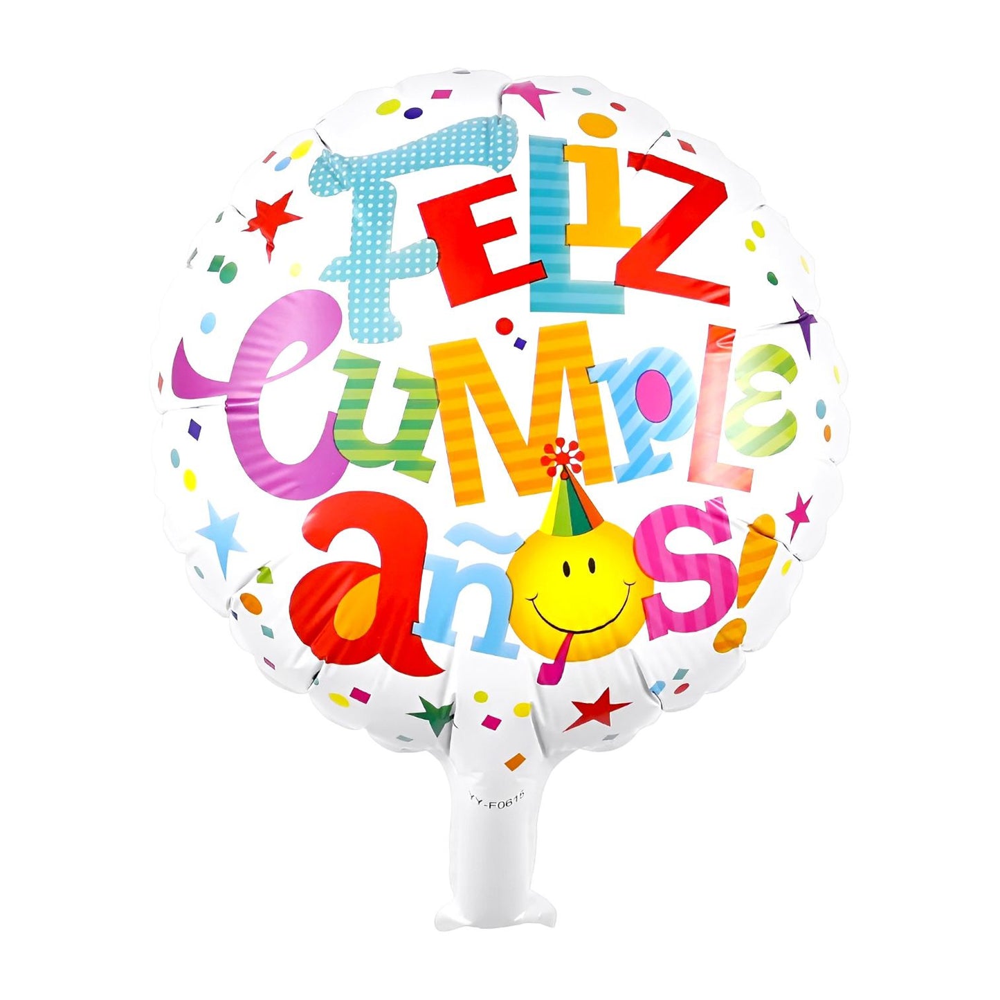 GLOBO METALICO FELIZ CUMPLEAÑOS 10"