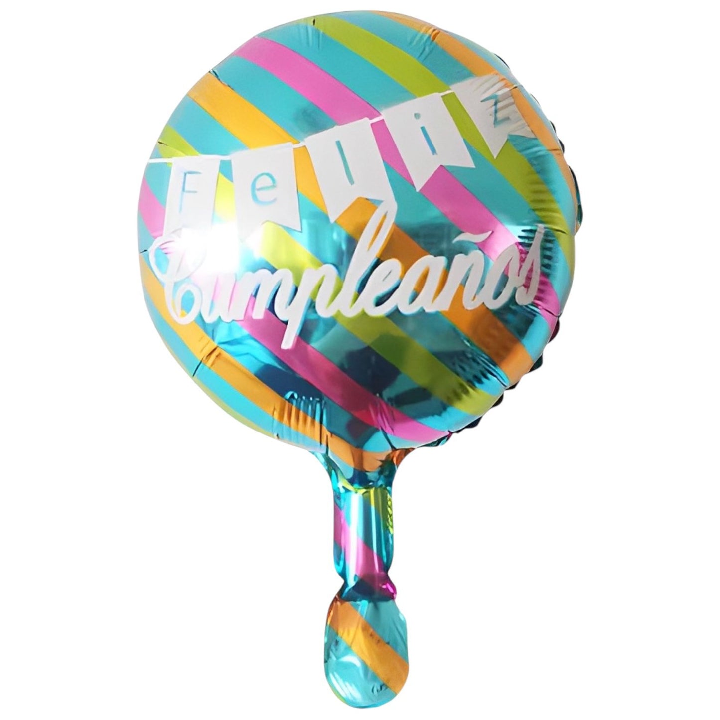 GLOBO METALICO FELIZ CUMPLEAÑOS 10"