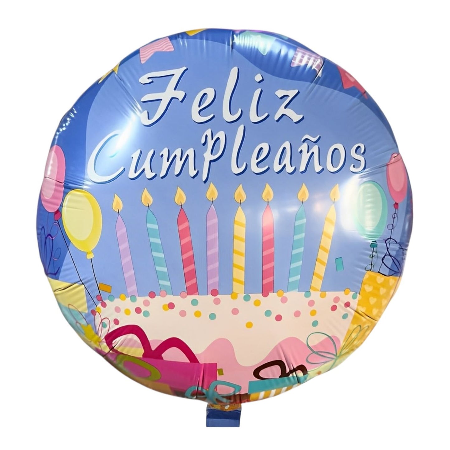 GLOBO METALICO FELIZ CUMPLEAÑOS 18"