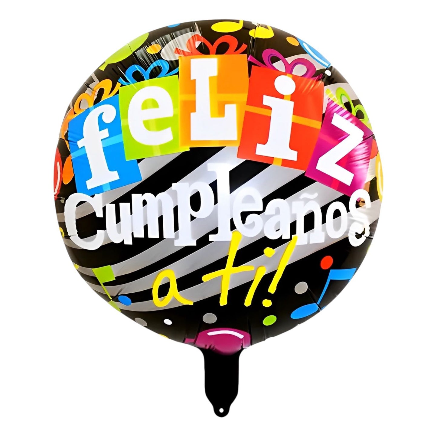 GLOBO METALICO FELIZ CUMPLEAÑOS 18"