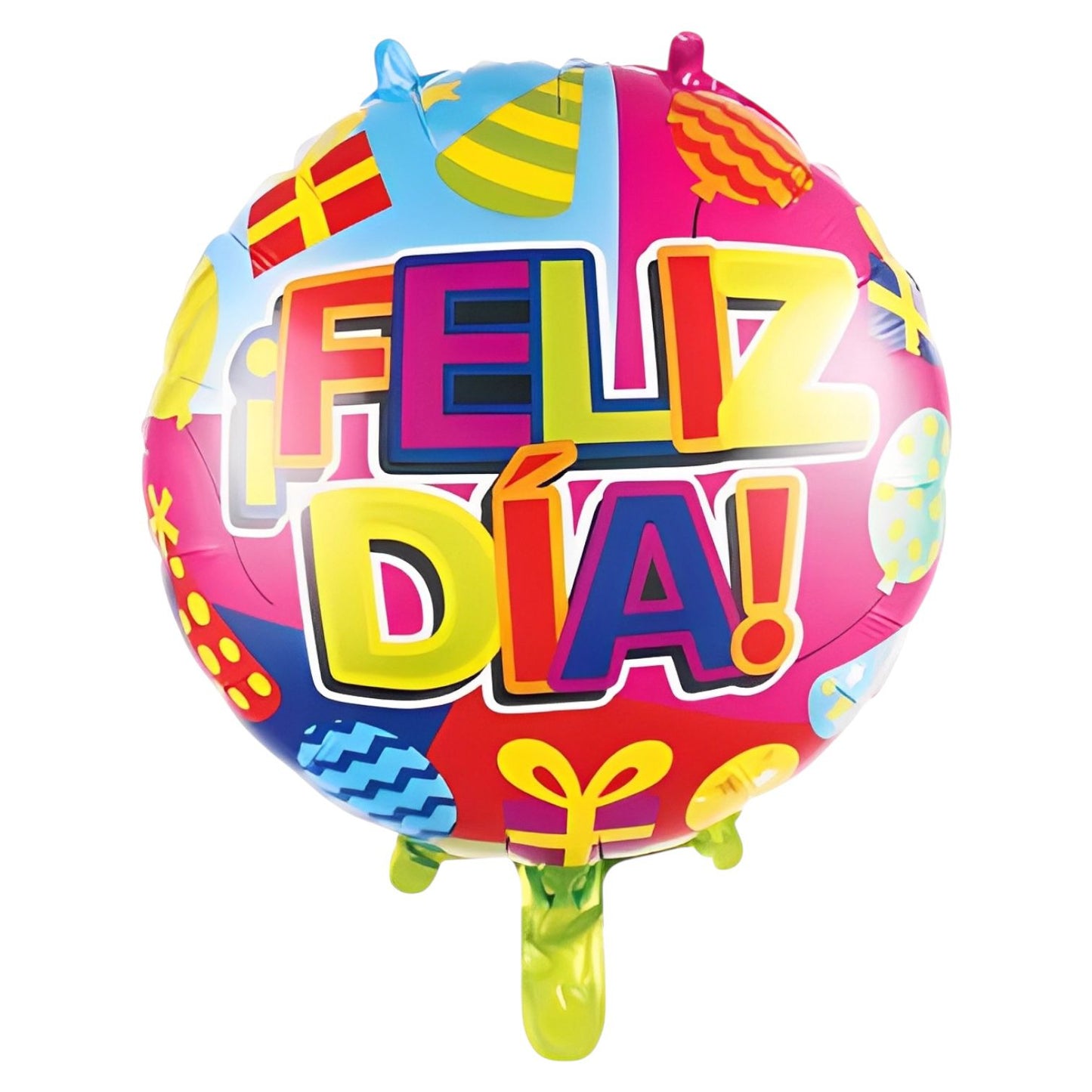 GLOBO METALICO FELIZ DIA 18"
