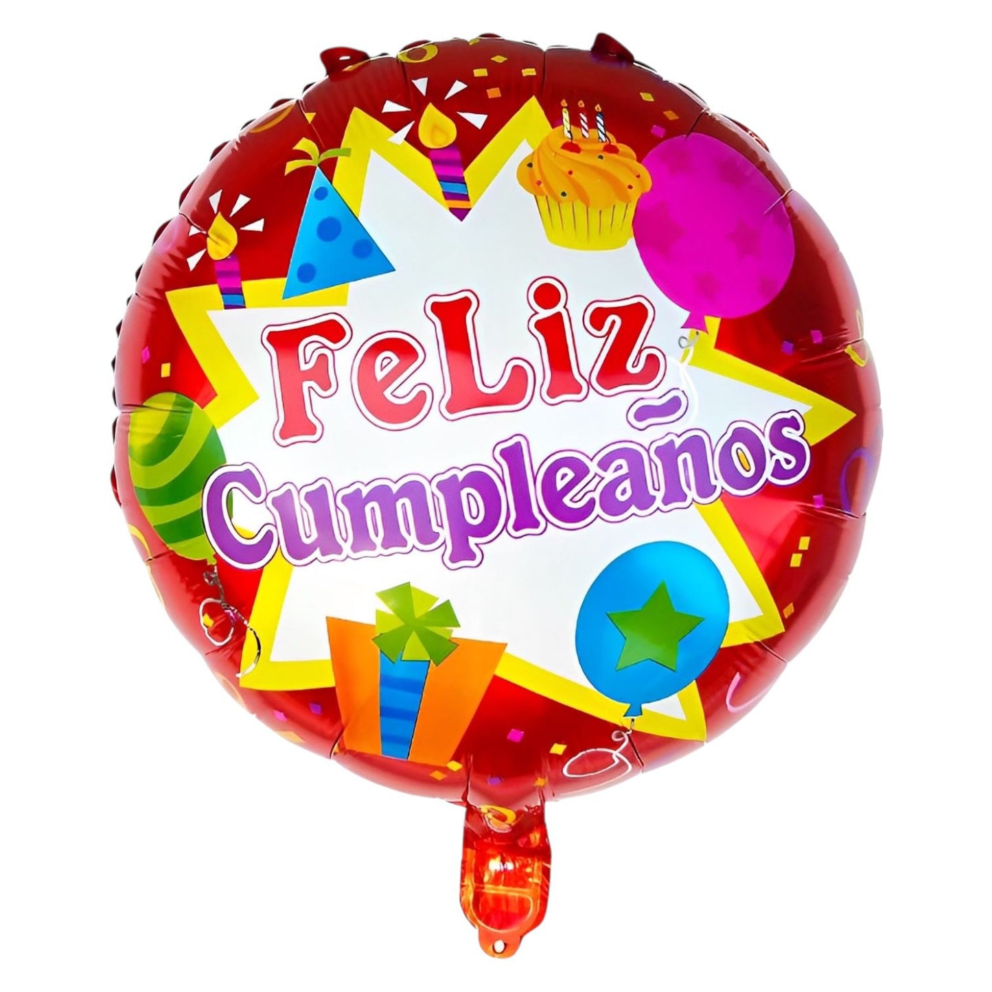 GLOBO METALICO FELIZ CUMPLEAÑOS 18"