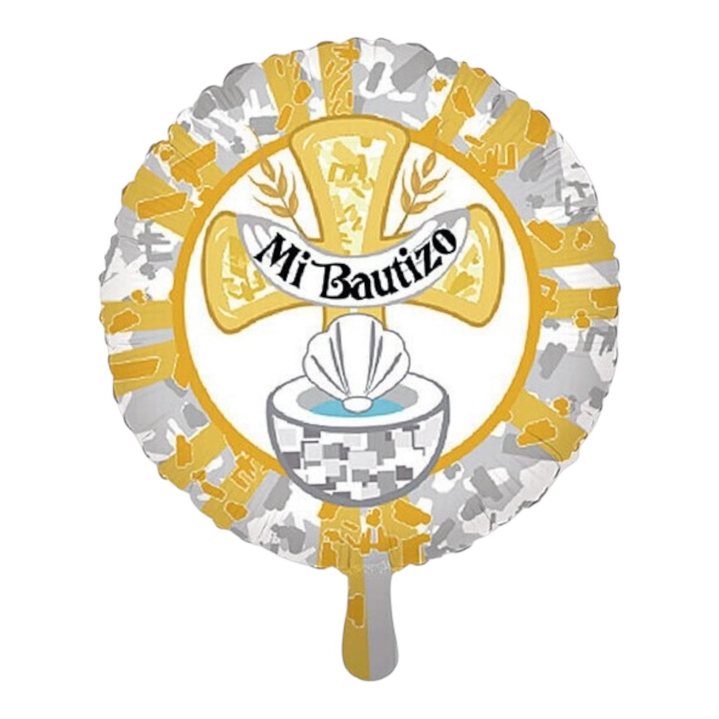 GLOBO METALICO BAUTIZO 18"