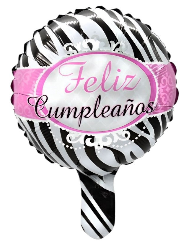 GLOBO METALICO FELIZ CUMPLEAÑOS 10"