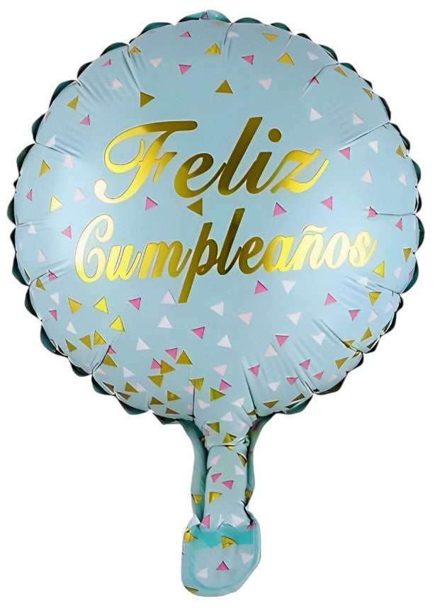 GLOBO METALICO FELIZ CUMPLEAÑOS 10"