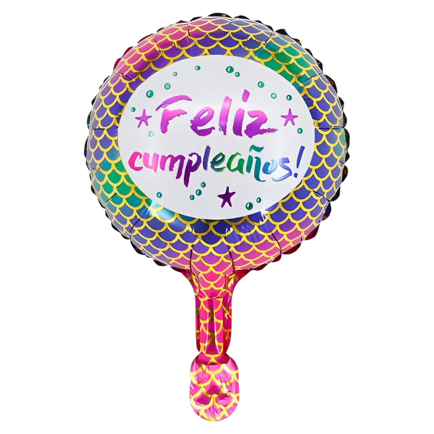 GLOBO METALICO FELIZ CUMPLEAÑOS 10"