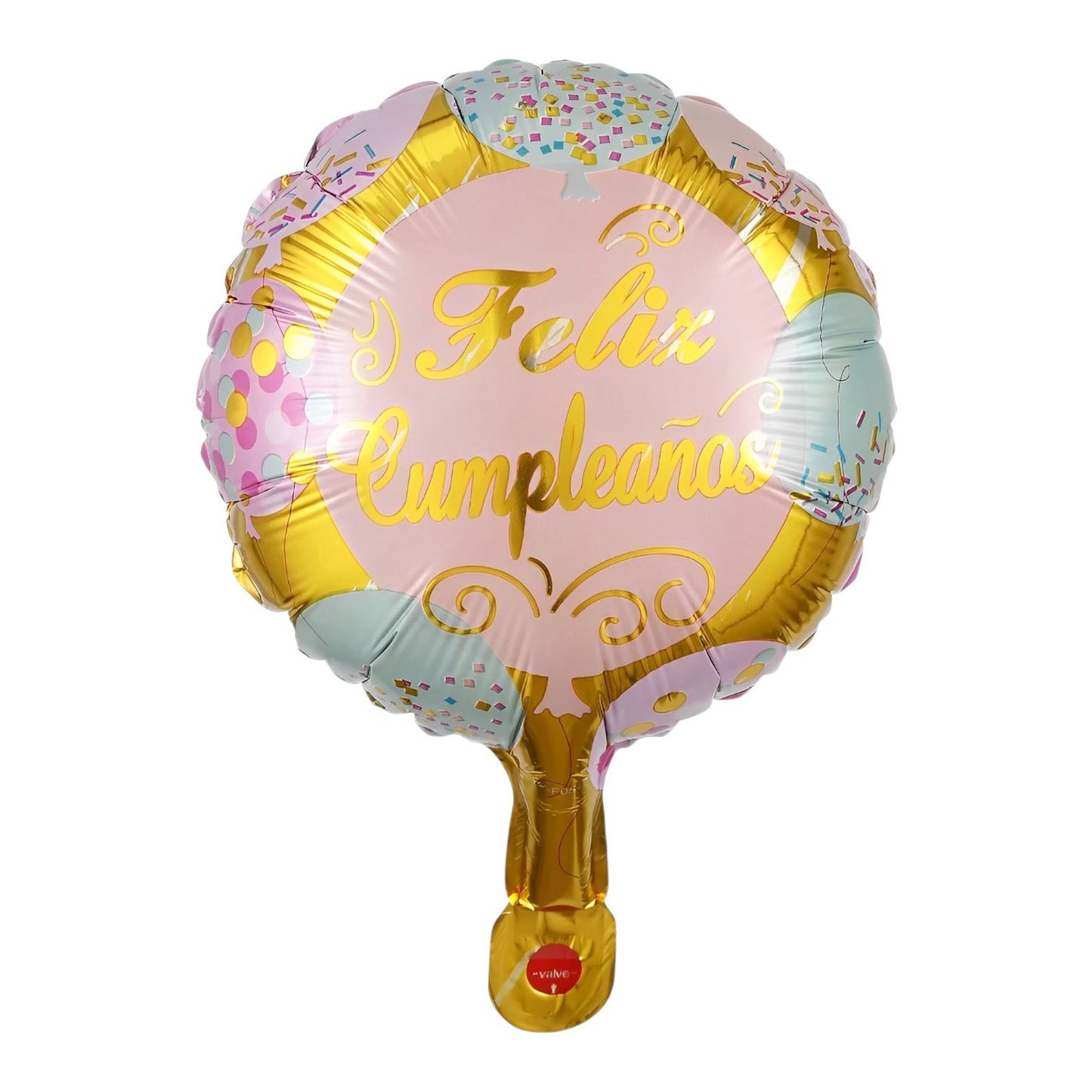 GLOBO METALICO FELIZ CUMPLEAÑOS 10"