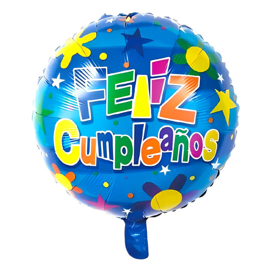 GLOBO METALICO FELIZ CUMPLEAÑOS 18"