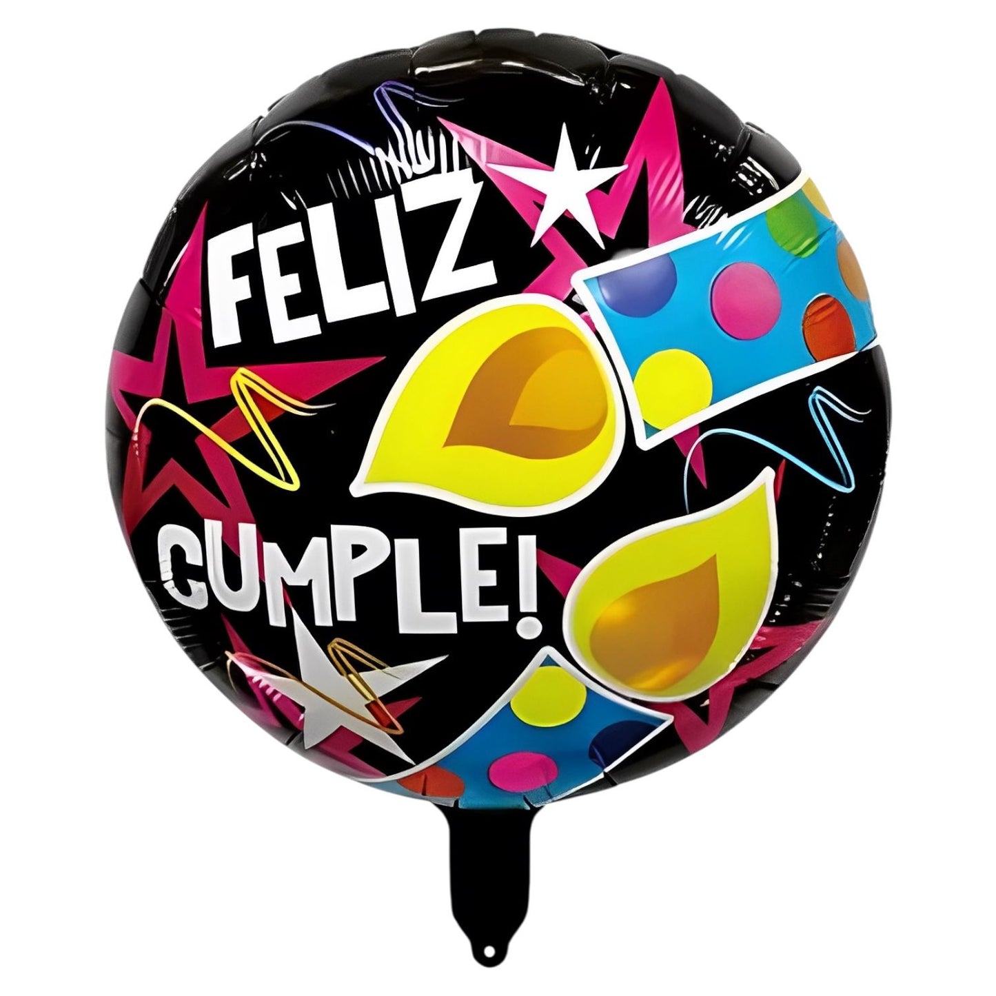 GLOBO METALICO FELIZ CUMPLEAÑOS 18"