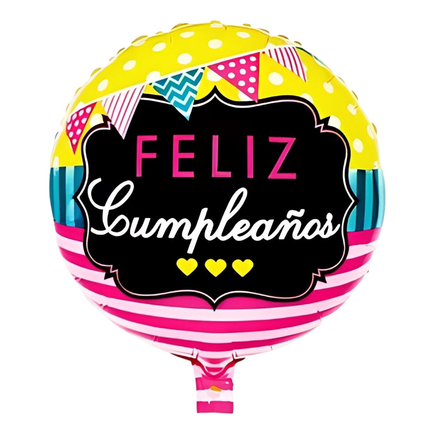 GLOBO METALICO FELIZ CUMPLEAÑOS 18"
