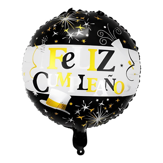 GLOBO METALICO FELIZ CUMPLEAÑOS 18"
