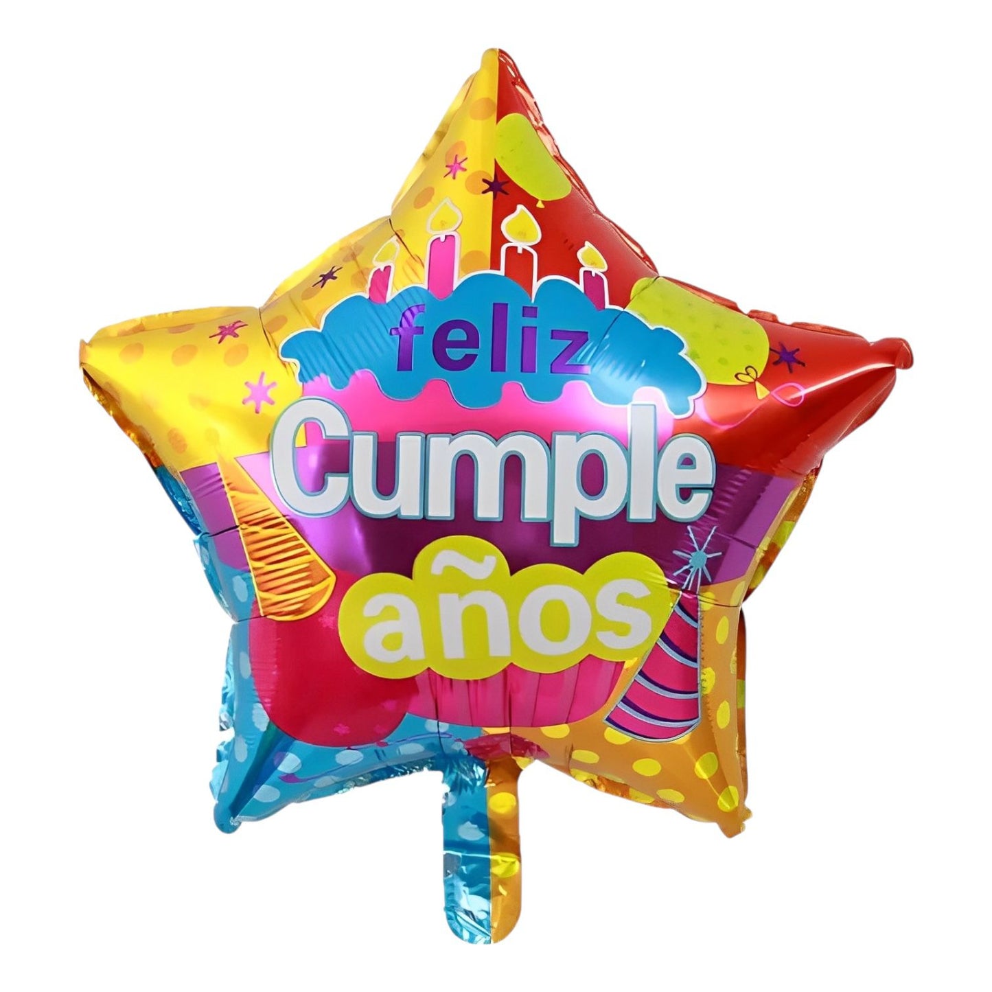 GLOBO METALICO FELIZ CUMPLEAÑOS 18"