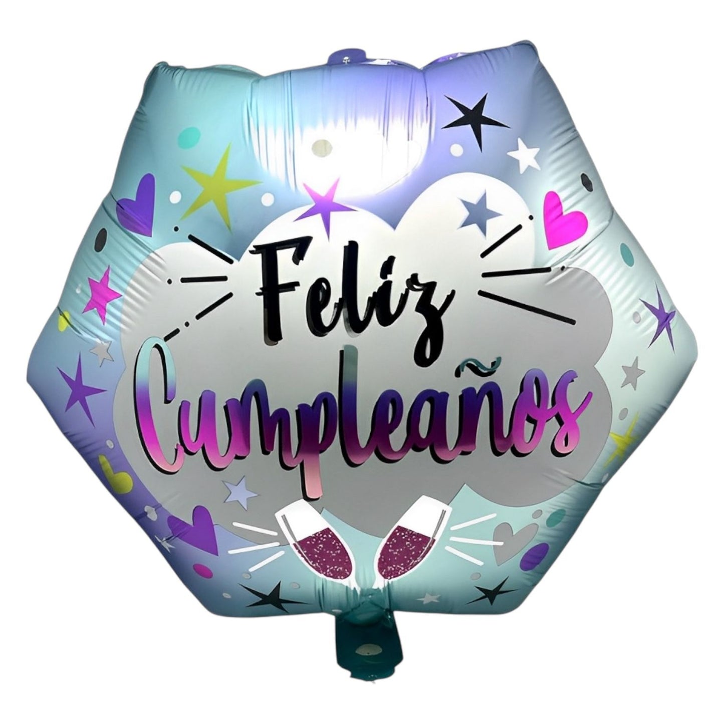 GLOBO METALICO FELIZ CUMPLEAÑOS 18"