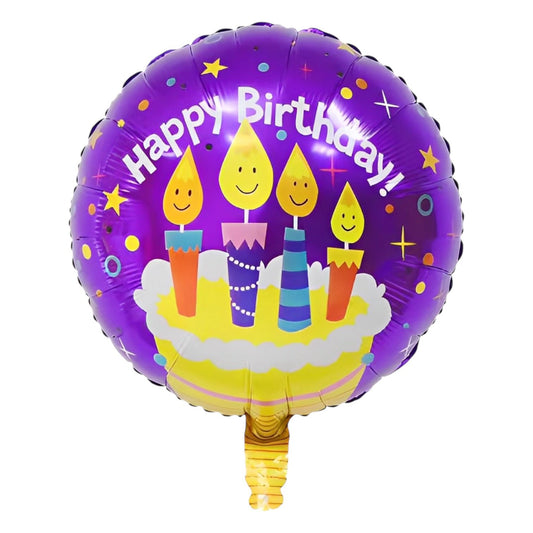 GLOBO METALICO HAPPY BIRTHDAY 18"