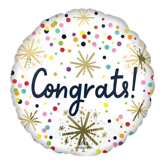 GLOBO METALICO CONGRATS 18"