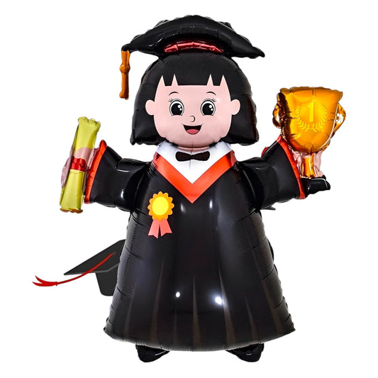 GLOBO METALICO GRADUACIÓN 78*97 CM