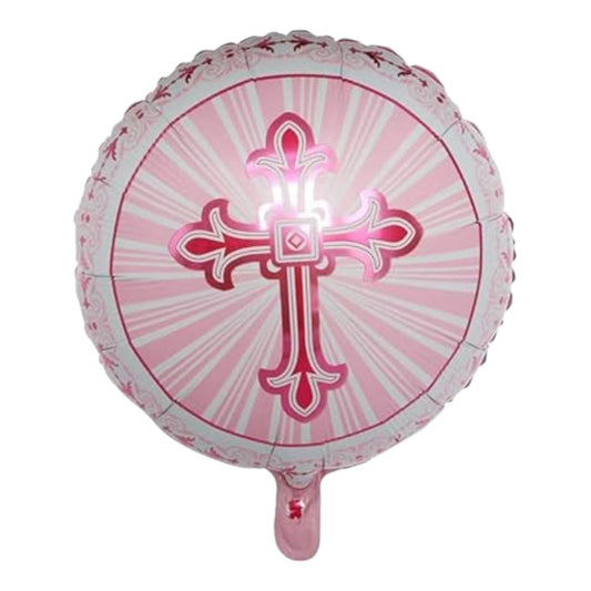 GLOBO METALICO CRUZ 18"