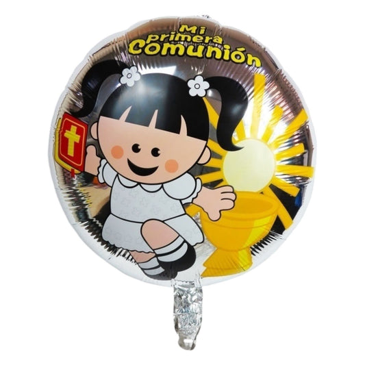 GLOBO METALICO PRIMERA COMUNIÓN 18"
