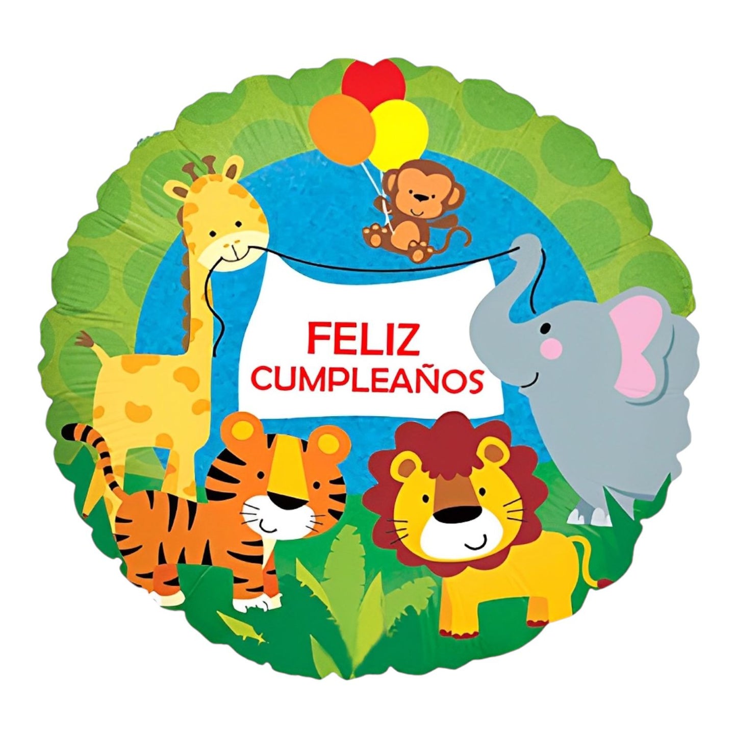 GLOBO METALICO FELIZ CUMPLEAÑOS 18"