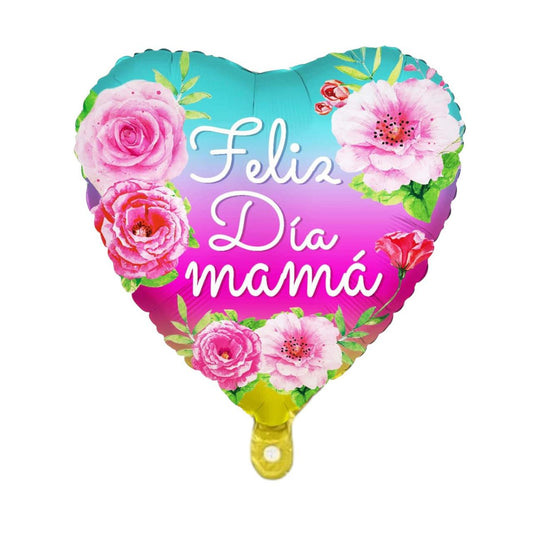 GLOBO METALICO DIA DE LAS MADRES 18"