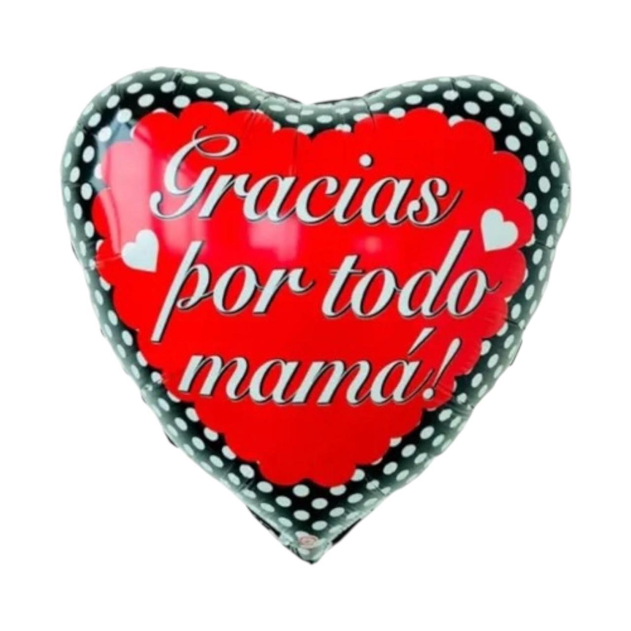 GLOBO METALICO DIA DE LAS MADRES 18"