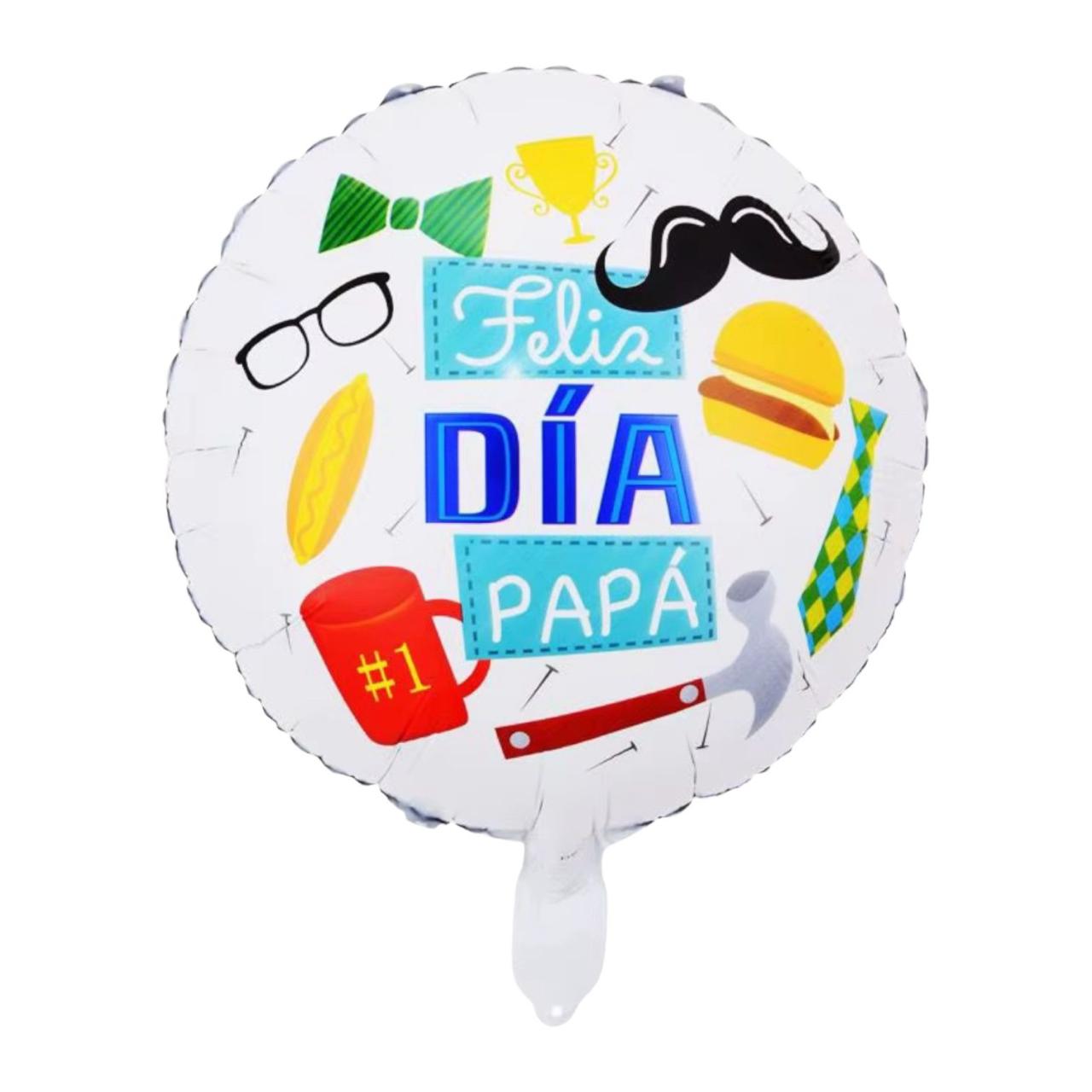 GLOBO METALICO DÍA DEL PADRE 18"