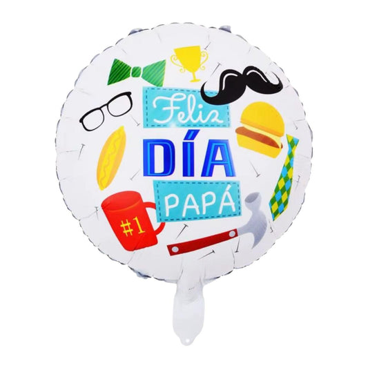 GLOBO METALICO DÍA DEL PADRE 18"