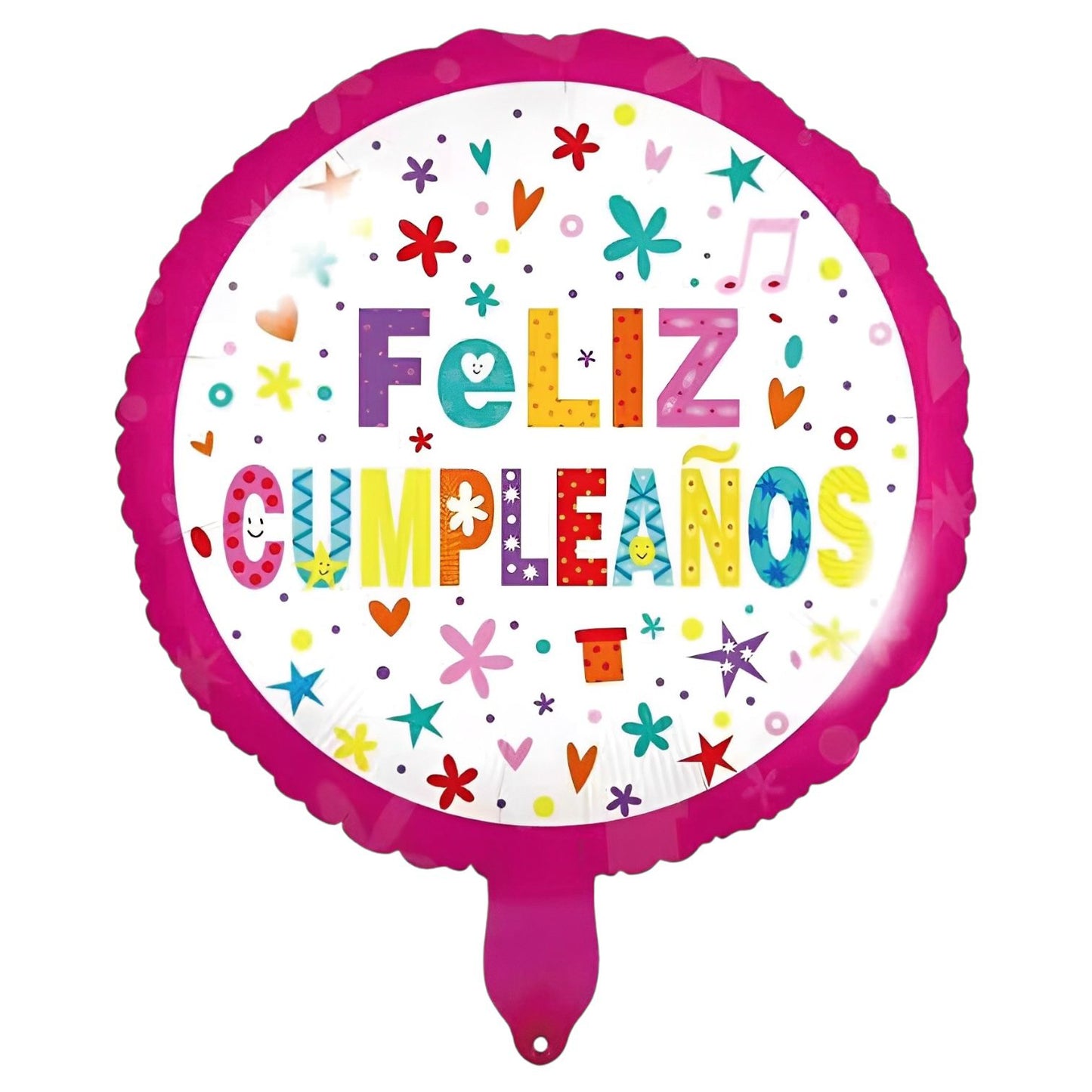 GLOBO METALICO FELIZ CUMPLEAÑOS 18"