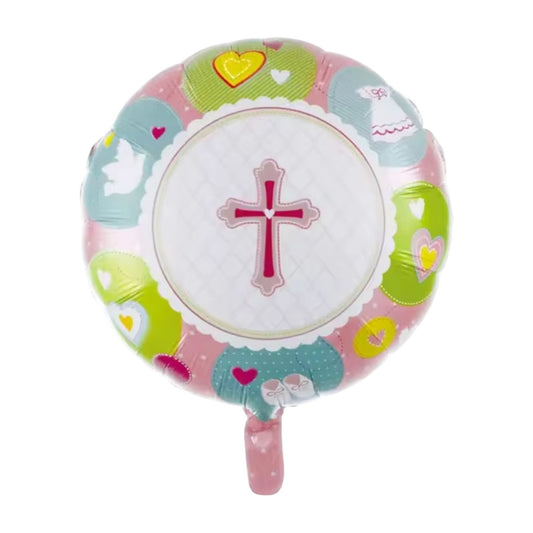 GLOBO METALICO CRUZ 18"